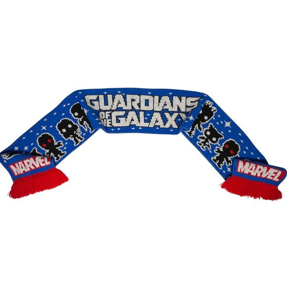 Marvel Accessories - Marvel Guardians of the Galaxy Baby Groot Blue Scarf Red Tassel One Size